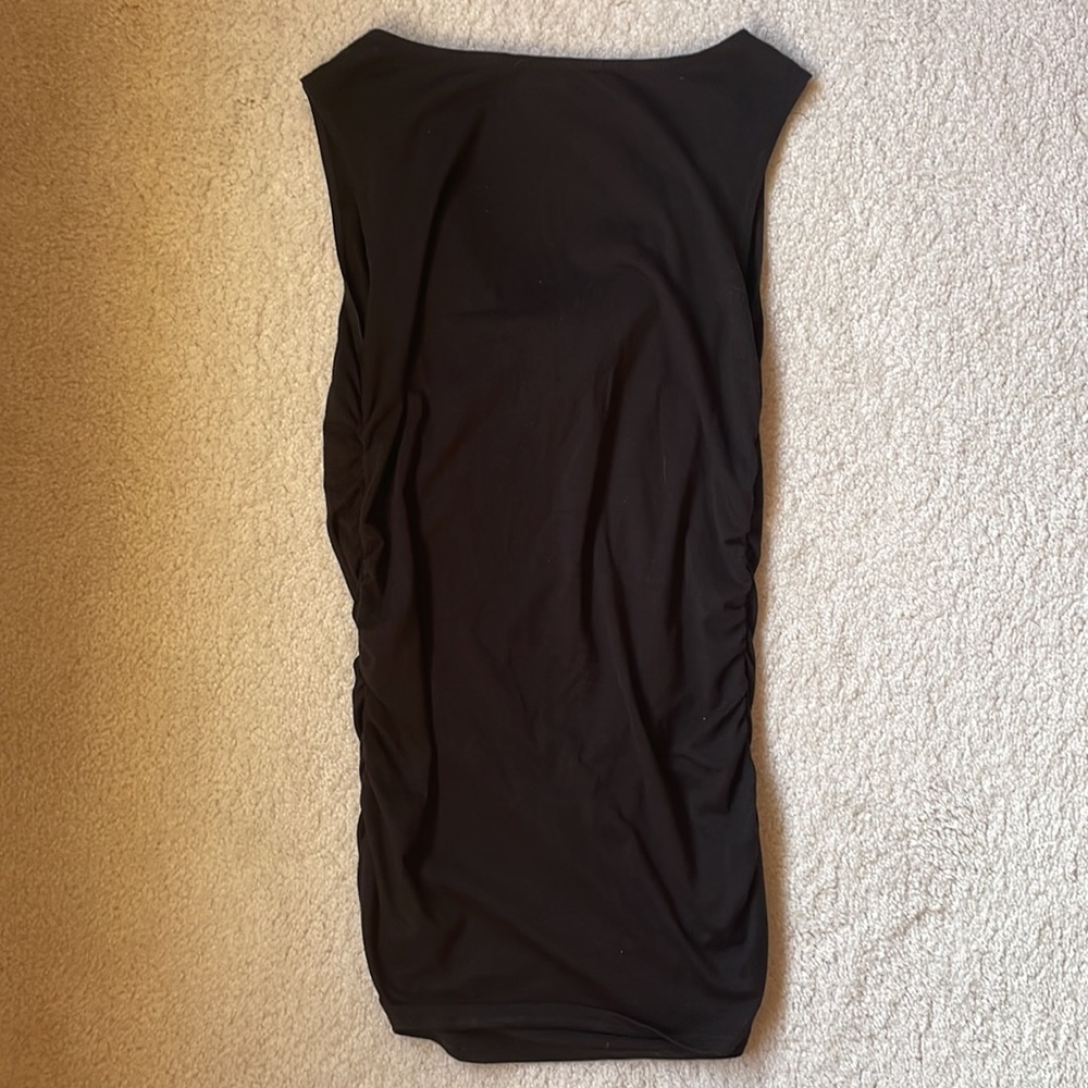 Black scoop neck blouse - Picture 5 of 5
